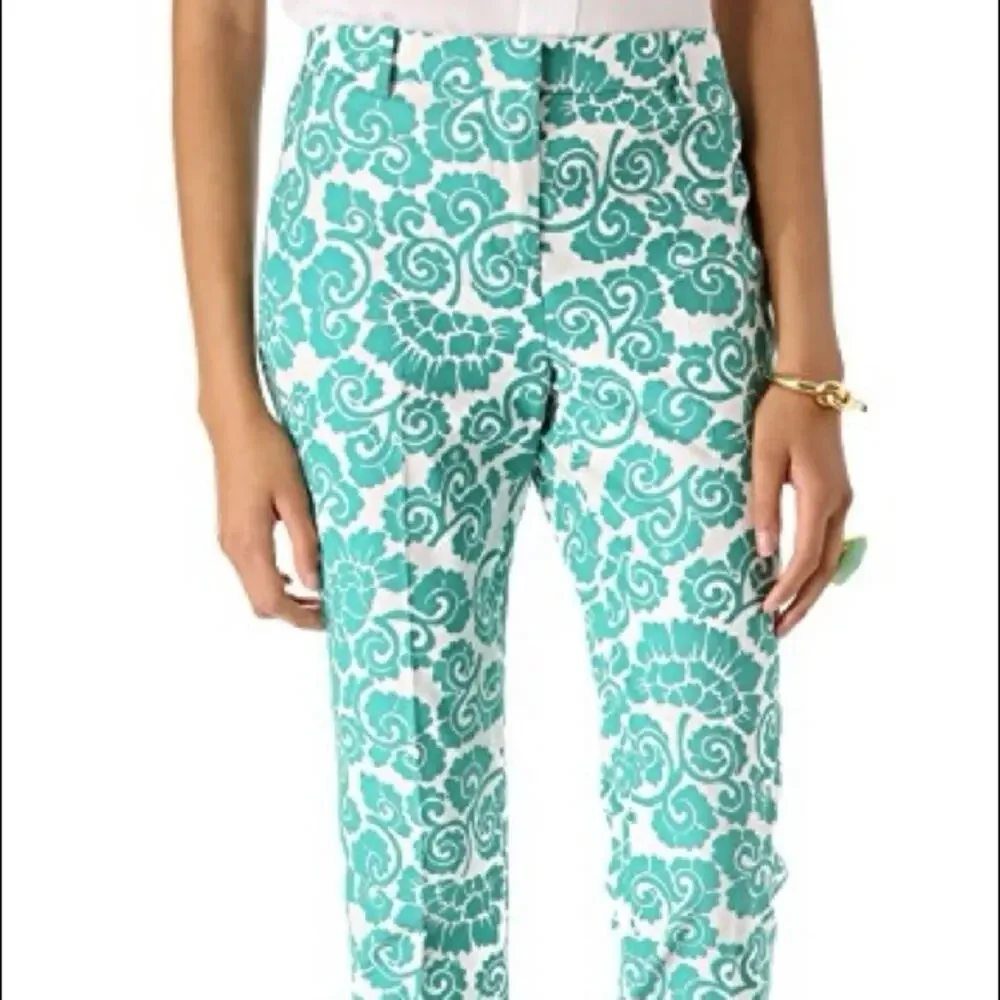 NWOT Tory Burch Walton Printed Pants Size 2